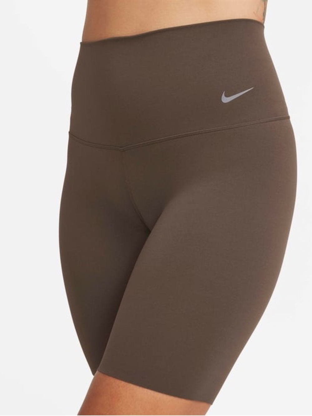 Nike Women's High-Rise Bike Shorts — Brown